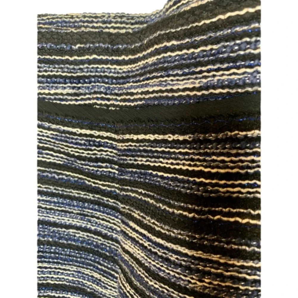 Jason Wu Women’s Printed Mini Skirt with Silk Lining Blue Black & White Size 6